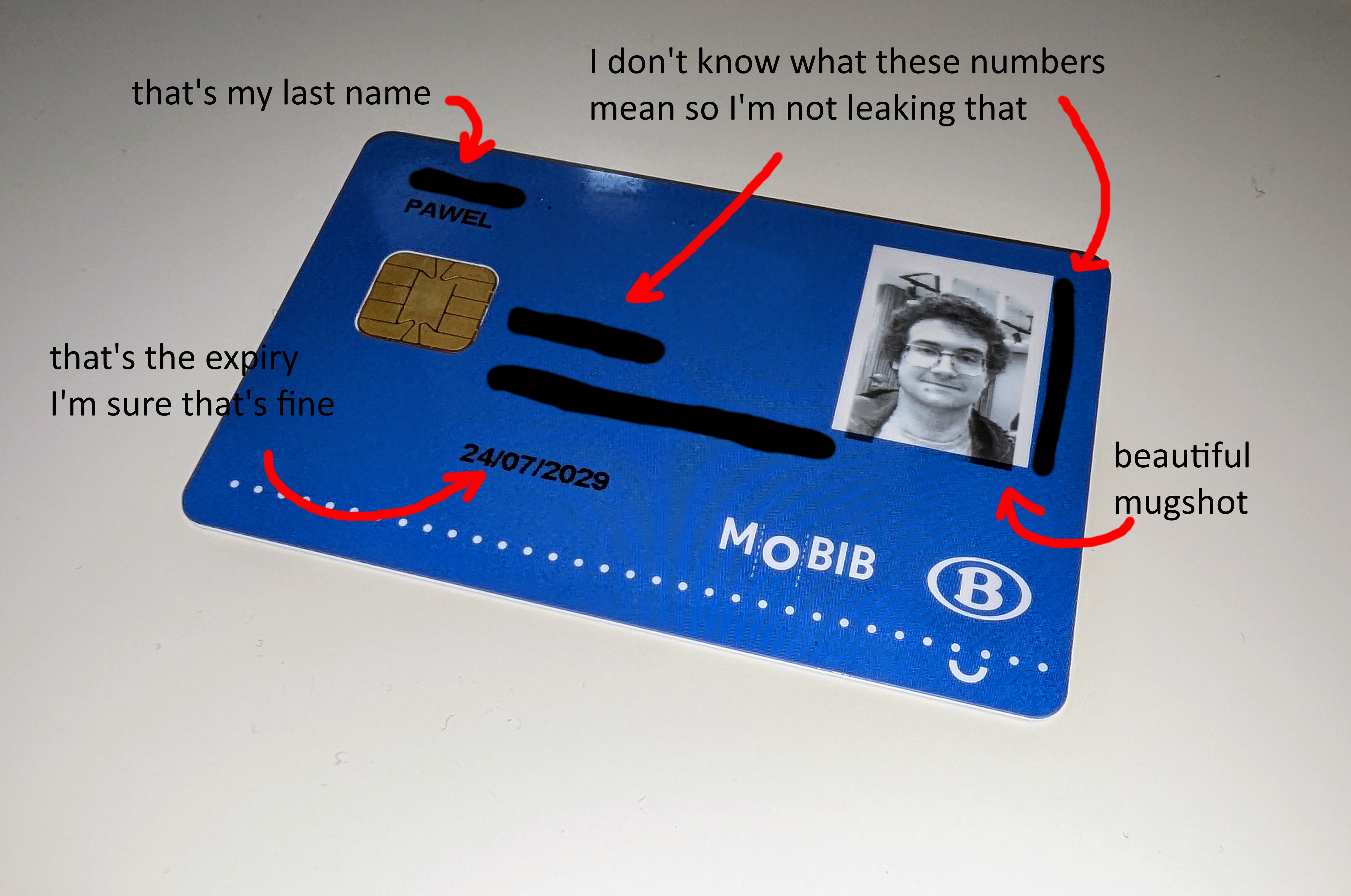 My MoBIB card